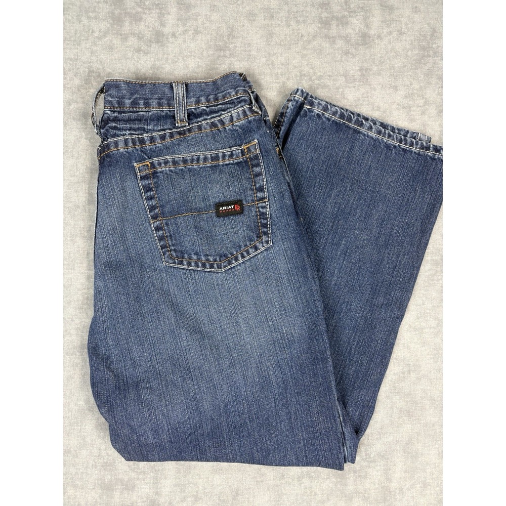 Ariat FR M5 Jeans Mens 36x32 Straight Leg Flame Resistant Work Denim 10015160
